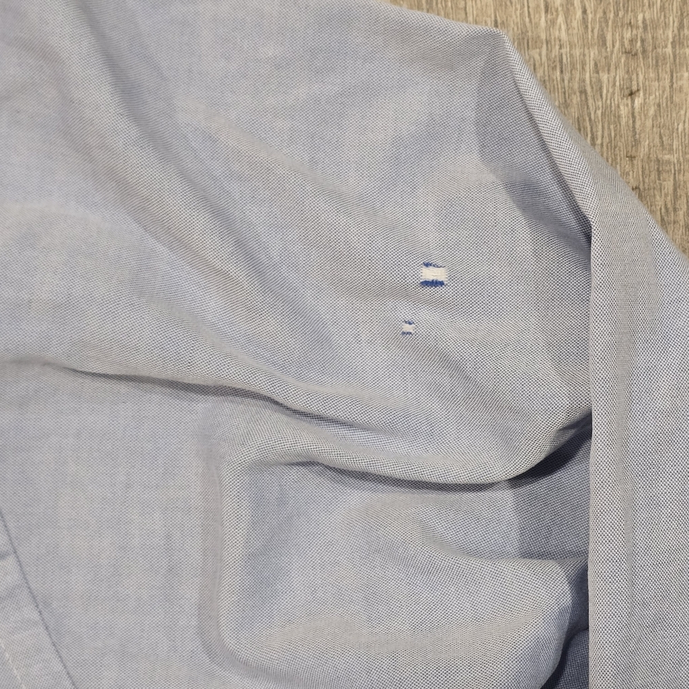 Brooks Brothers Men's Blue Button-Up Shirt - Picture 4 of 4